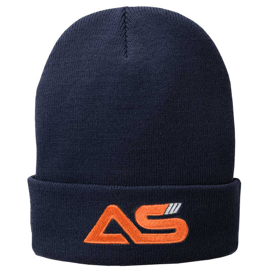 Port & Company Fleece Lined Knit Cap Beanie - Navy Blue