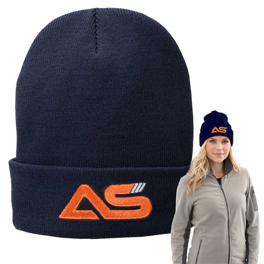 Port & Company Fleece Lined Knit Cap Beanie - Navy Blue